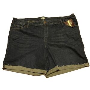 Ava & Viv Dark Rinse Plus Size Denim Shorts Women’s (Sz 30w)